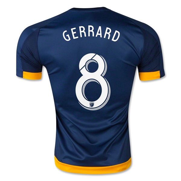 LA Galaxy 2015-16 GERRARD #8 Away Soccer Jersey